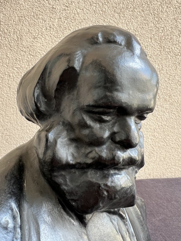 Sculpture Karl Marx - Communisme - 1961 - Karbel – Image 2