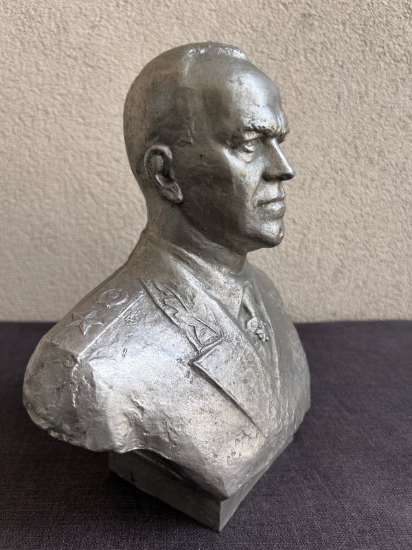 Buste – G. K. Joukov – Baganov – Étiquette – Image 4