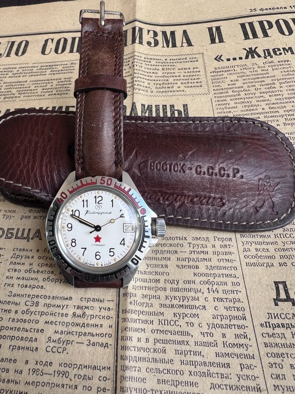 Montre Vostok Komandirskie – Etoile Rouge