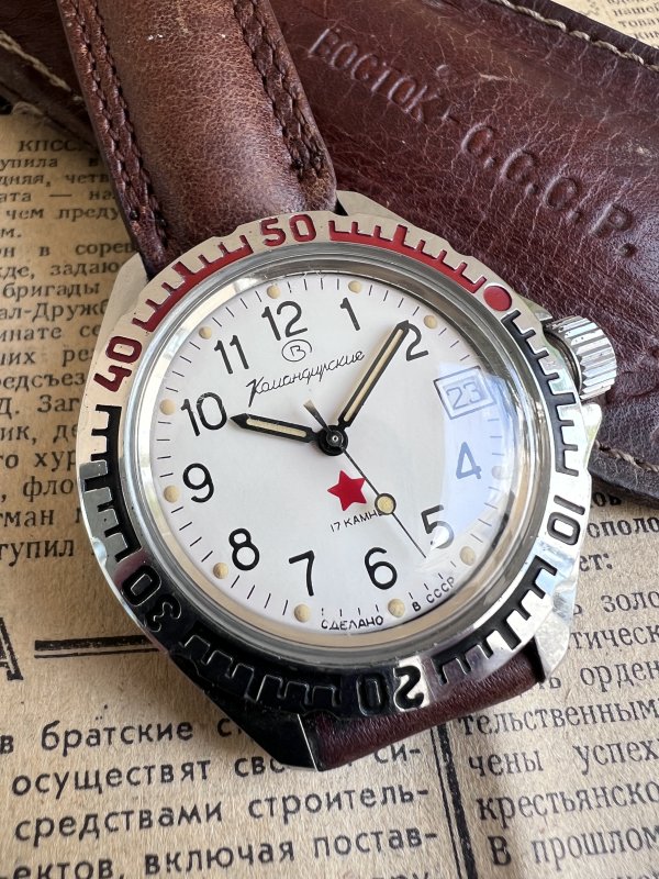Montre Vostok Komandirskie – Etoile Rouge – Image 3