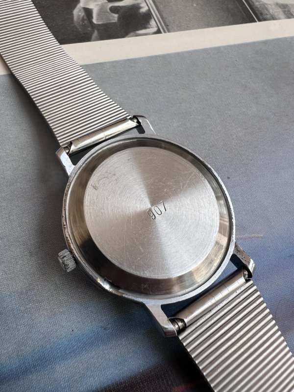 Montre Raketa Copernic – Copernicus – Grise - Bracelet d'origine – Image 4