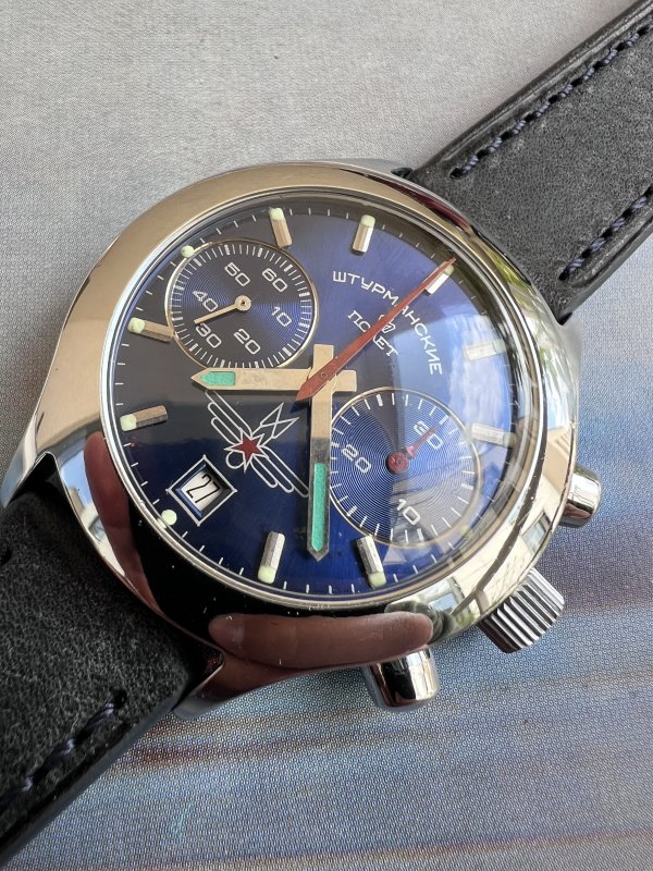 Shturmanskie Poljot – 3133 – Violet – Chronographe – Image 3
