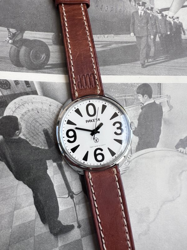 Montre Raketa Big Zero – Blanche – 177841