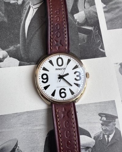 Montre Raketa Big Zero – Blanche – 133368