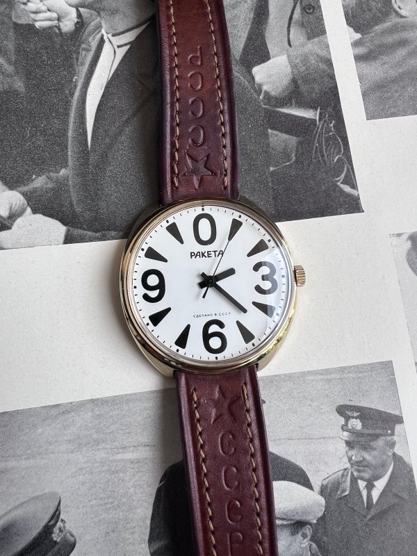 Montre Raketa Big Zero – Blanche – 133368