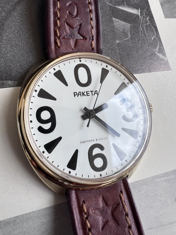 Montre Raketa Big Zero – Blanche – 133368 – Image 2