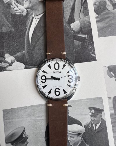 Montre Raketa Big Zero – Blanche – 218