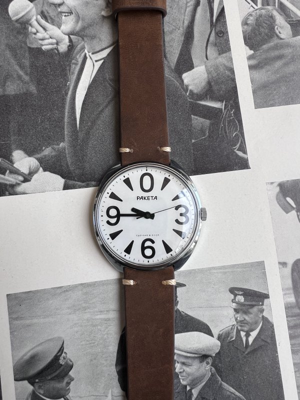 Montre Raketa Big Zero – Blanche – 218