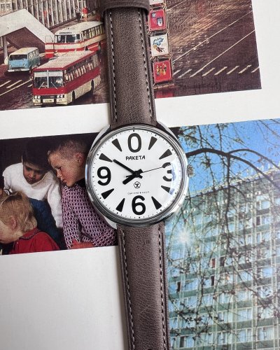 Montre Raketa Big Zero – Blanche – 162029