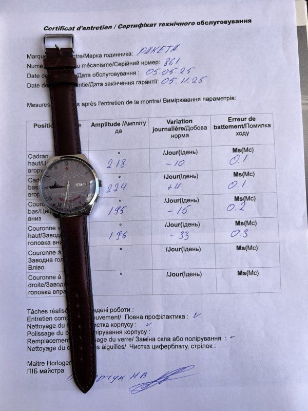 Montre Raketa -Calendrier Perpétuel – Officier Marine – Image 5