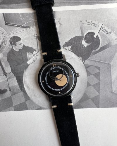 Montre Raketa Copernicus – Noire – 869 – Certificat Entretien