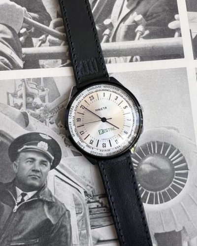 Montre Raketa – Mouvement 24 Heures – Zestril – Neuve
