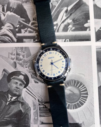 Montre Raketa – Mouvement 24 Heures – Cercle Arctique – Neuve
