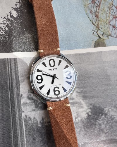 Montre Raketa Big Zero – Blanche – 240