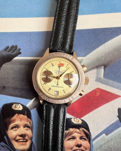 Chronographe Poljot – JO Barcelone – 1922 – NOS