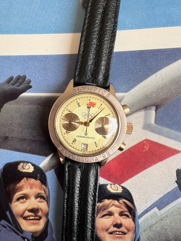 Chronographe Poljot – JO Barcelone – 1922 – NOS