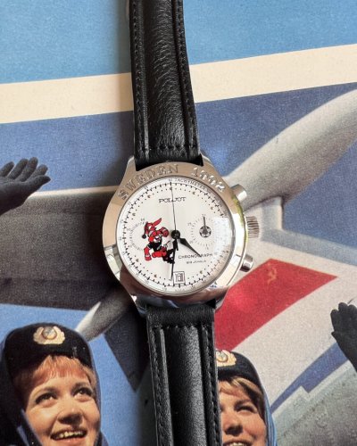 Chronographe Poljot - UEFA 1992  - Suède - NOS