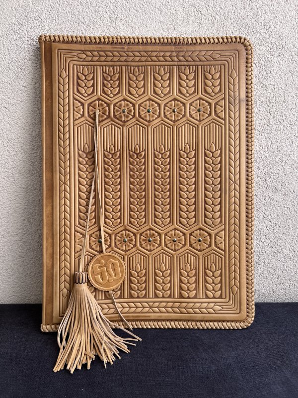 Porte Document - Cuir Naturel