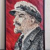 Portrait Unique Vladimir Lénine - Coquillage Crimée