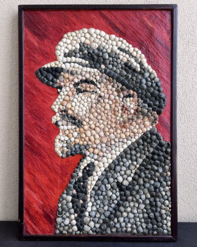 Portrait Unique Vladimir Lénine - Coquillage Crimée