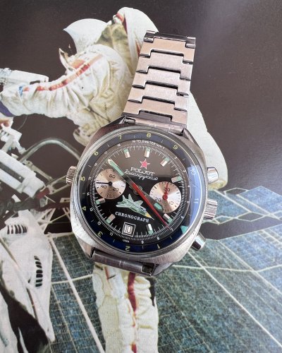 Montre Chronographe - Poljot - Komandirskie - Mig 31