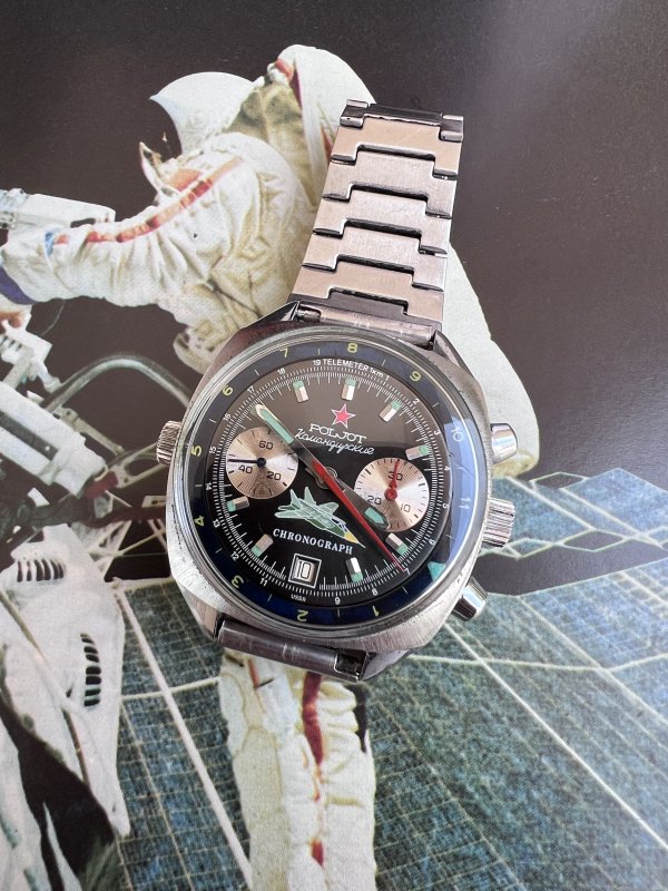 Montre Chronographe - Poljot - Komandirskie - Mig 31