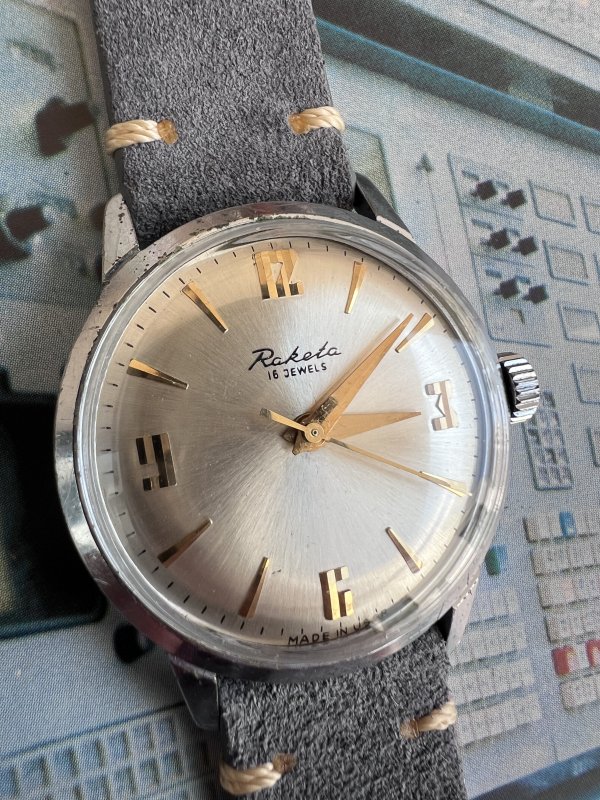 Raketa 2609 – Chiffres Laiton – Image 2