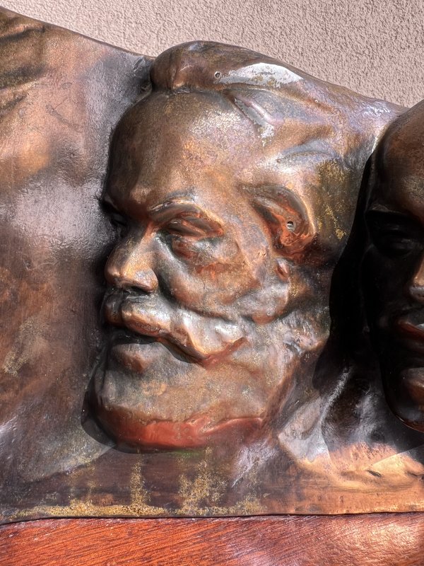 Rare - Sculpture - Karl Marx - Vladimir Lenin – Image 4