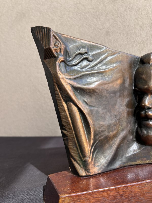 Rare - Sculpture - Karl Marx - Vladimir Lenin – Image 5