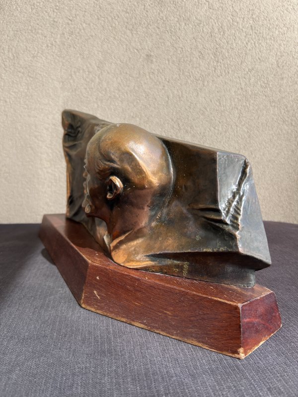 Rare - Sculpture - Karl Marx - Vladimir Lenin – Image 7