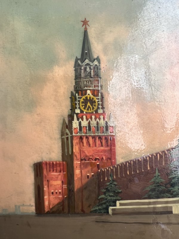 Boite Papier Mâché Laquée - Tour Spasskaya - Kremlin – Image 2