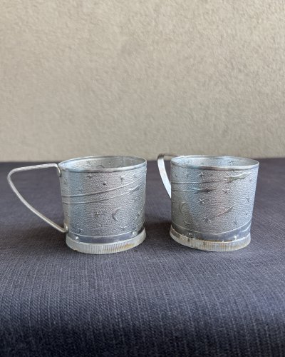 Porte-Verre - Conquête Spatial - Aluminium