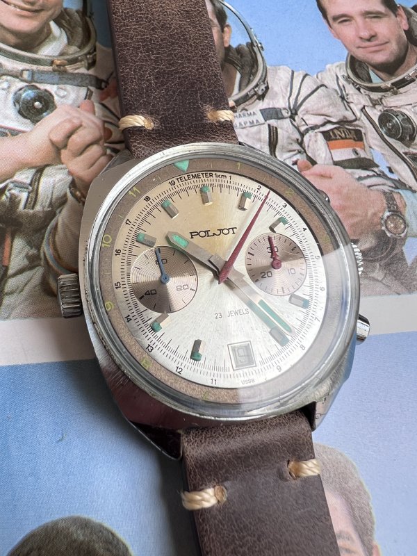 Shturmanskie Poljot 3133 - Modèle Civil - Chronographe – Image 2