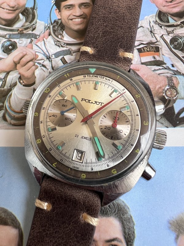 Shturmanskie Poljot 3133 - Modèle Civil - Chronographe – Image 3
