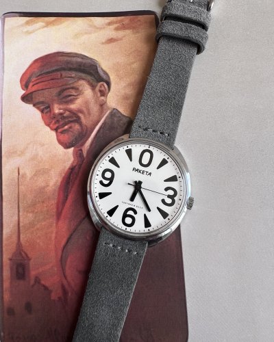 Montre Raketa Big Zero – Blanche – 493781