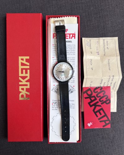 Montre Raketa – Mouvement 24 Heures – Zestril – Neuve Boite - 1991