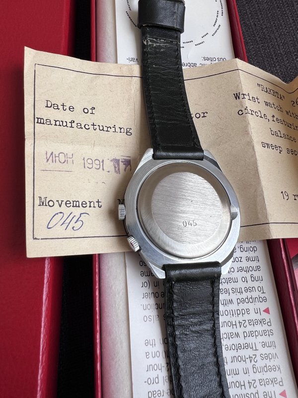 Montre Raketa – Mouvement 24 Heures – Zestril – Neuve Boite - 1991 – Image 4