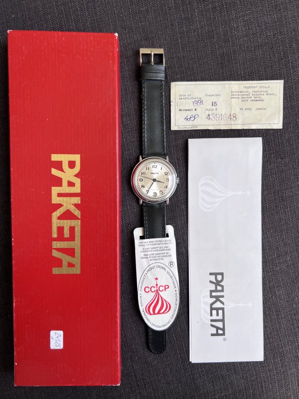 Montre Raketa Vintage – Métal – 2614 N - NOS - 1991