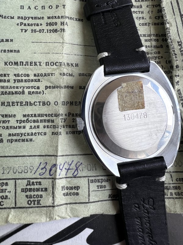 Montre Raketa Big Zéro – Blanche – Neuve – Boite – Image 5