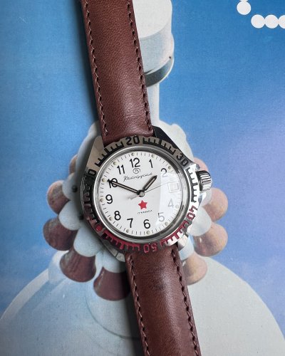 Montre Vostok Komandirskie – Etoile Rouge -Bracelet Vostok