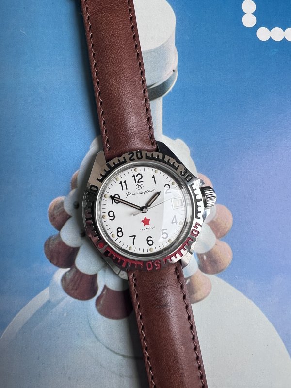 Montre Vostok Komandirskie – Etoile Rouge -Bracelet Vostok