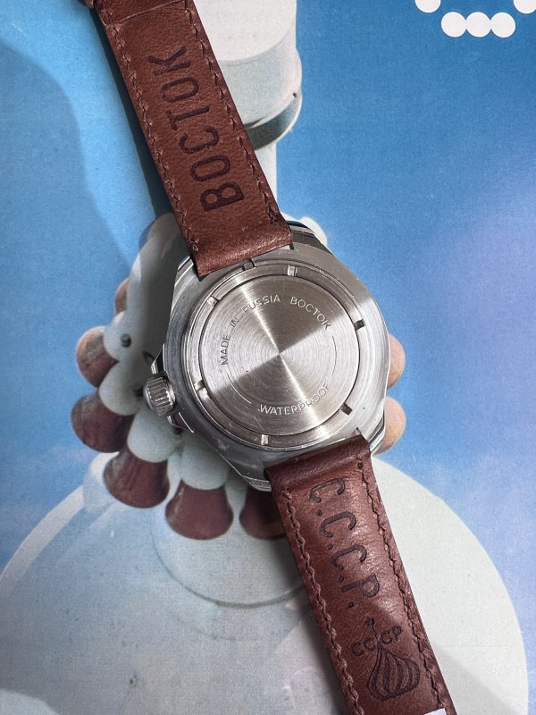 Montre Vostok Komandirskie – Etoile Rouge -Bracelet Vostok – Image 4