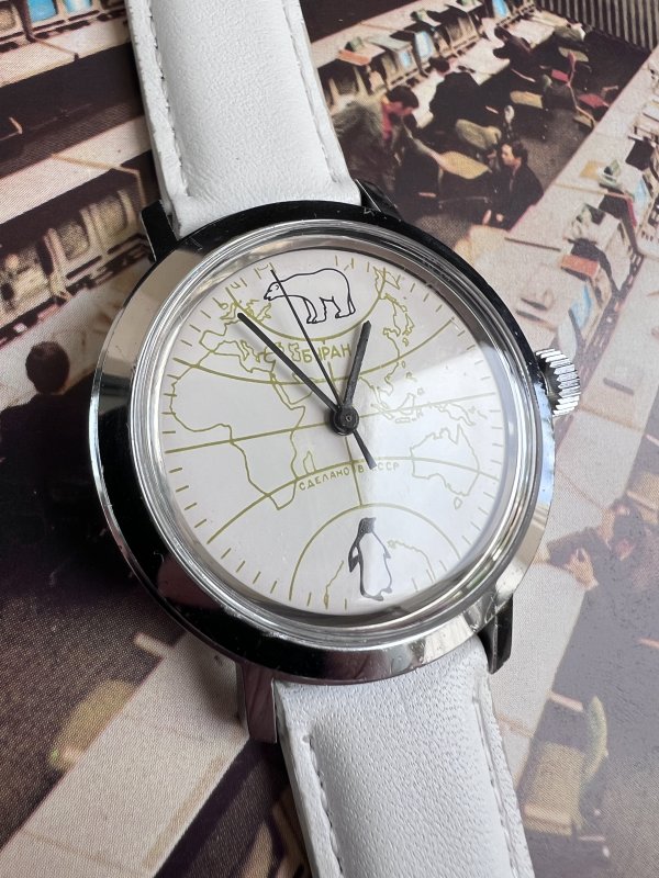 Montre Buran – URSS – Manchot - Ours – Image 3